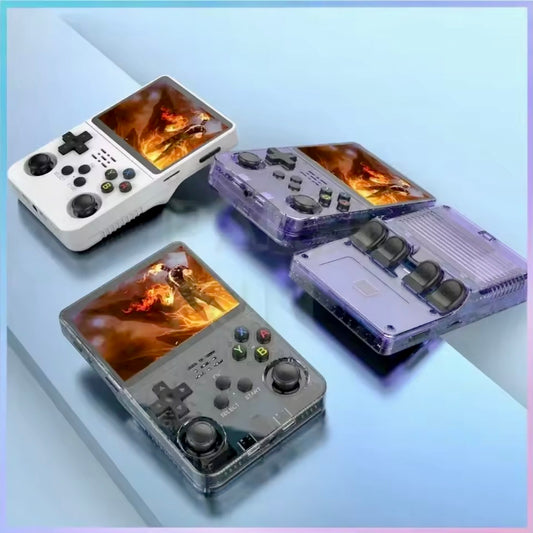 Console de Jeux Portable R36S Rétro – Écran IPS 3,5”, 128 Go, Système Linux, Lecteur Pocket Gaming