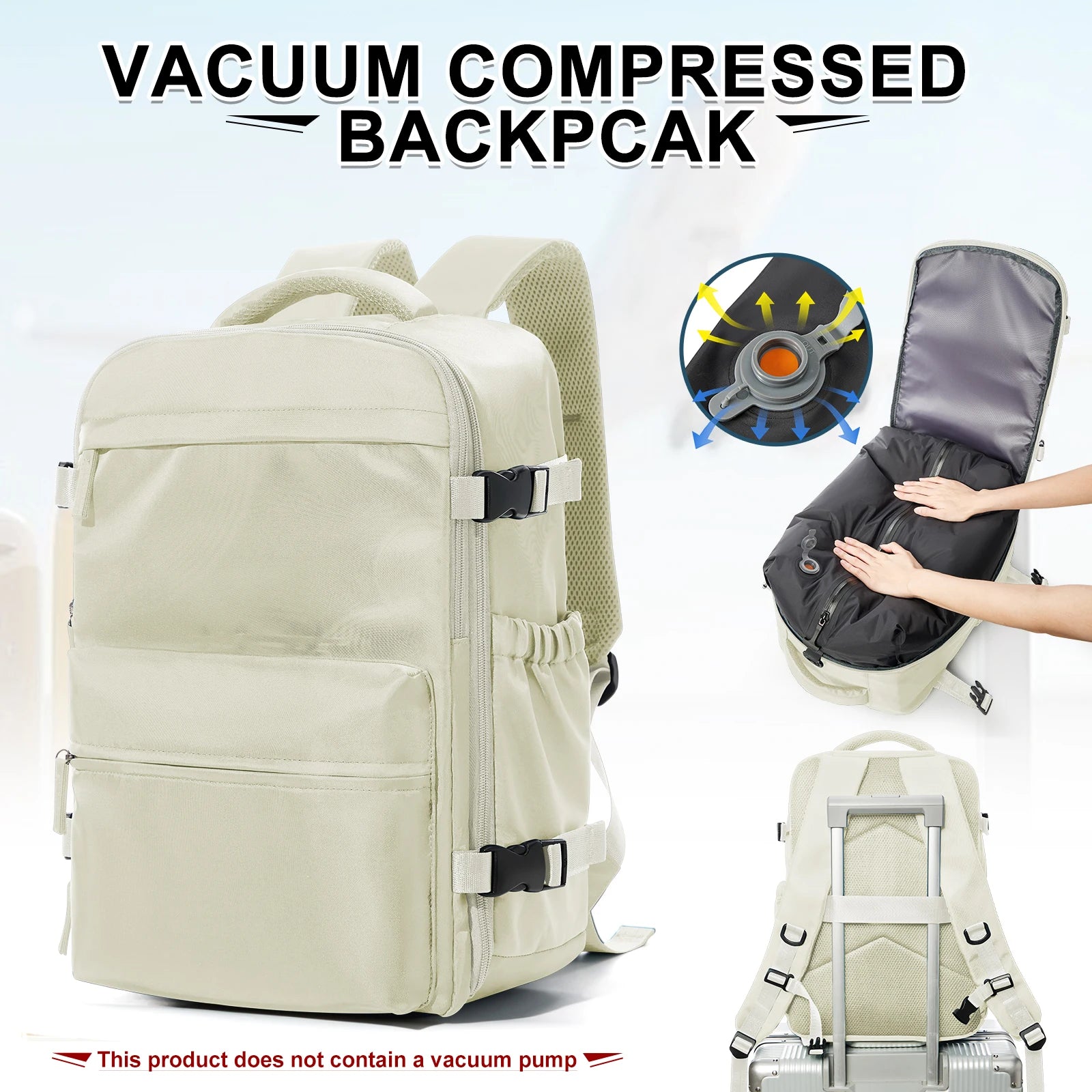 Backpack Compression Sous Vide – Bagage Ryanair 40x20x25 cm