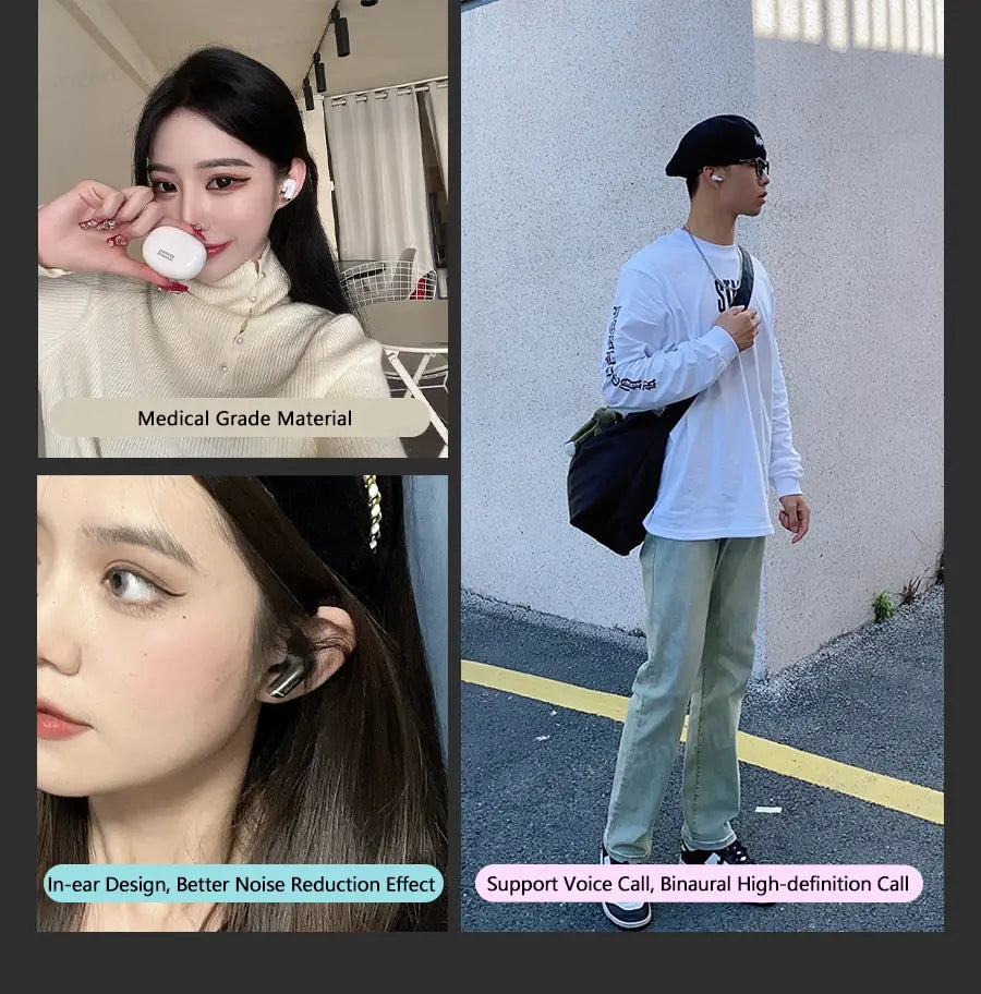 Lenovo LP5 Bluetooth-oordopjes – TWS draadloos, HiFi-stereo, waterdicht, sport, ingebouwde microfoon – nieuwe in-ear hoofdtelefoon 