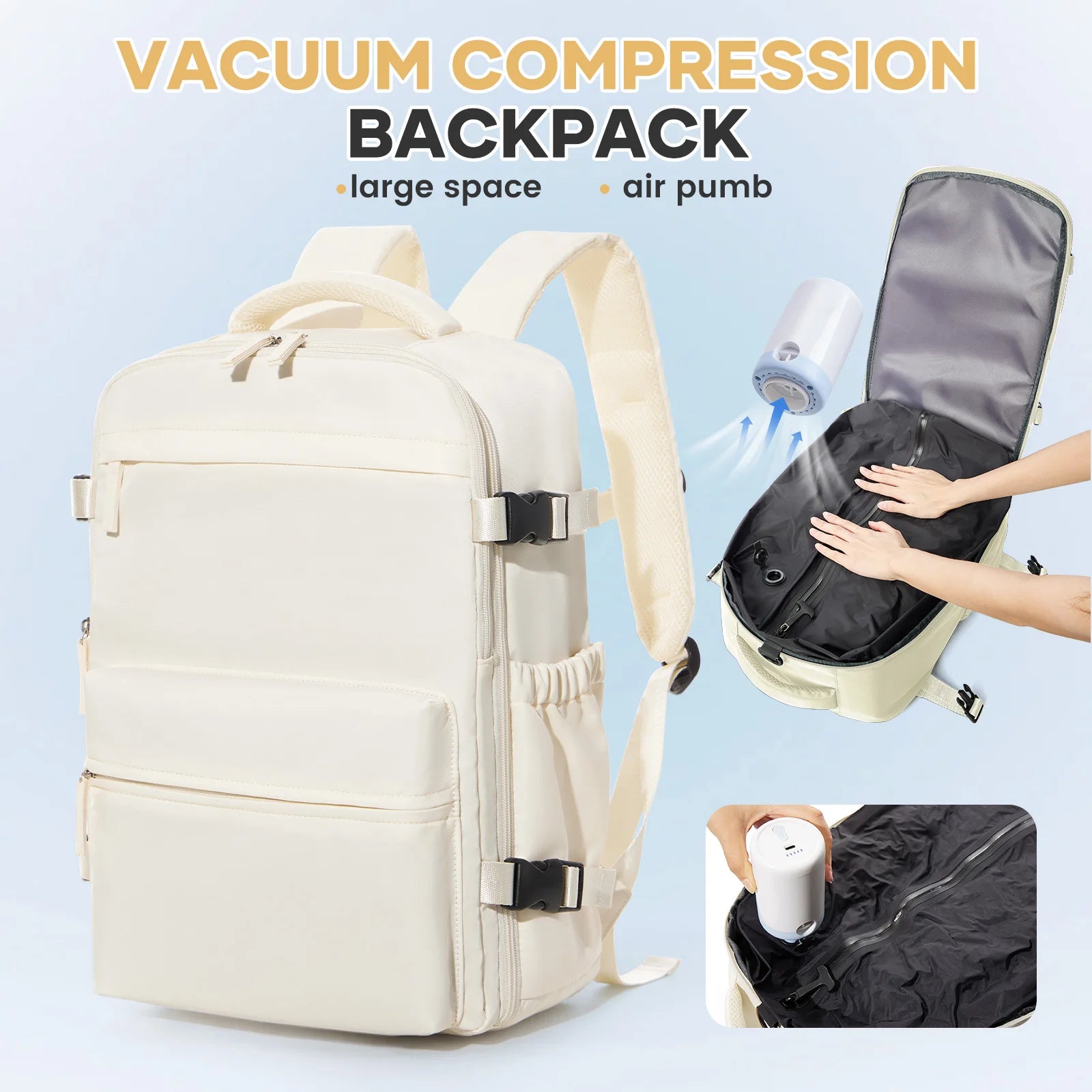 Backpack Compression Sous Vide – Bagage Ryanair 40x20x25 cm