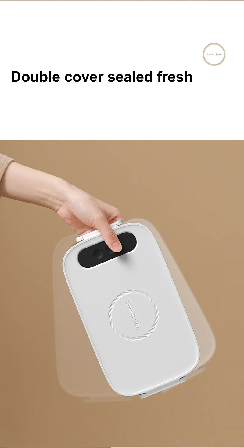 Boîte à Lunch Électrique Sans Fil 40W – Chauffe-Repas Rapide 1000 ml