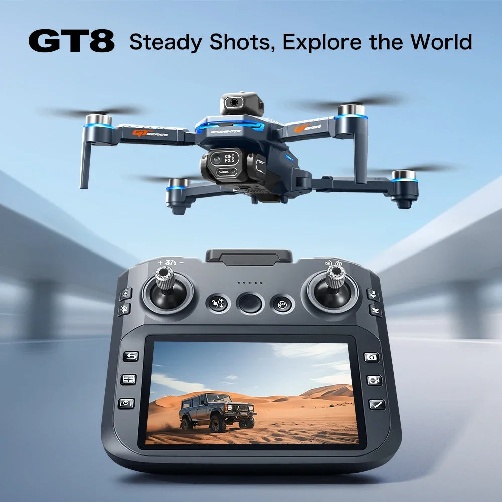 Xiaomi GT8 Drone 8K Professionele Dual Camera GPS FPV Borstelloze Motor Optische Stroom Zwevende Opvouwbare Quadcopter 4K RC Drone Speelgoed 