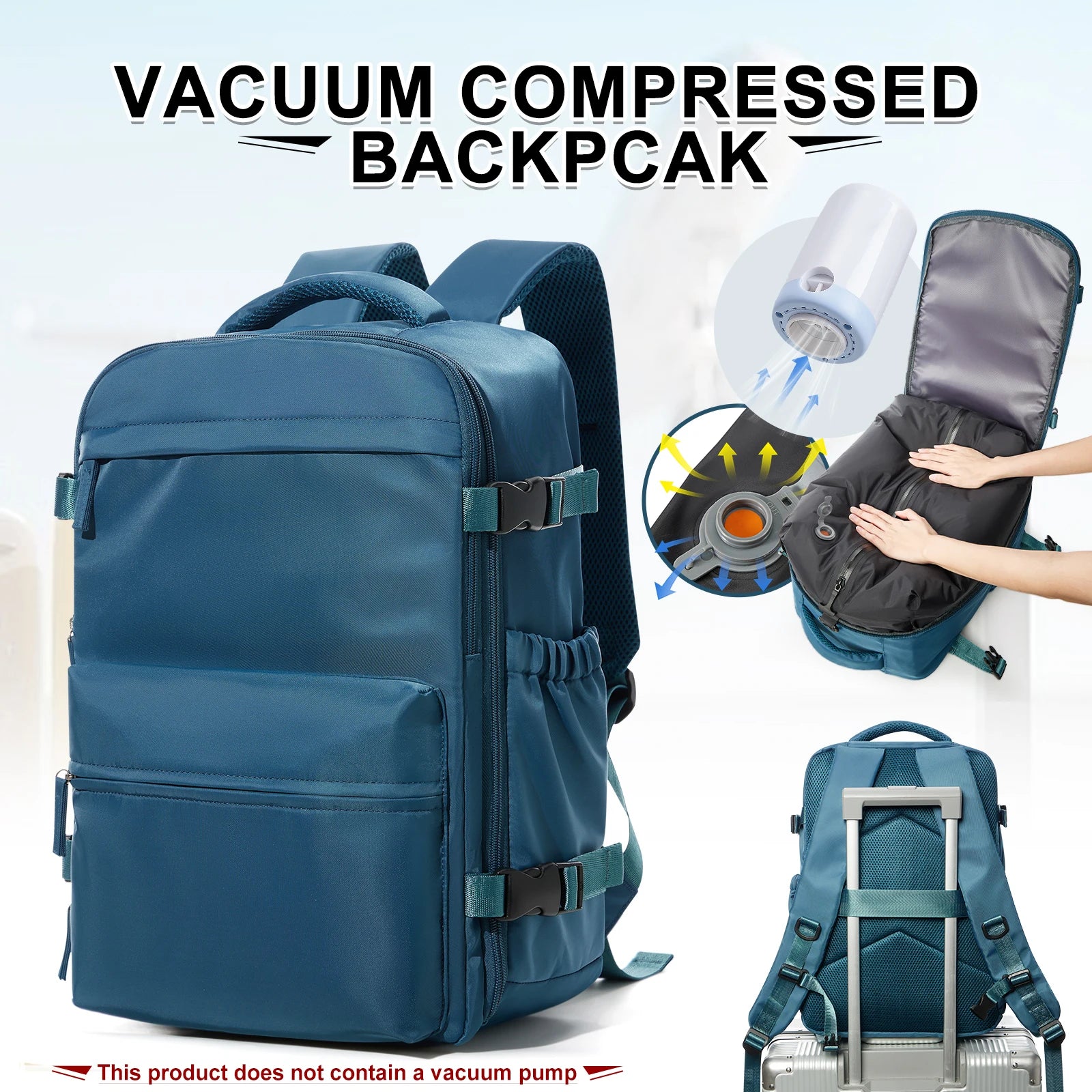 Backpack Compression Sous Vide – Bagage Ryanair 40x20x25 cm