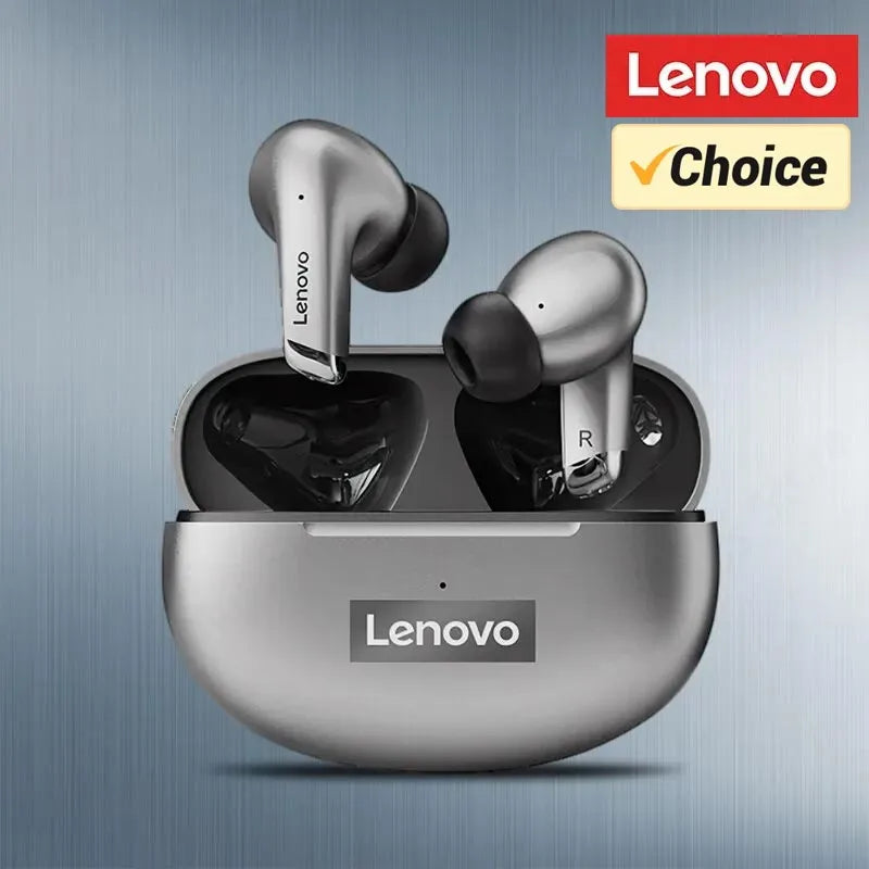 Lenovo LP5 Bluetooth-oordopjes – TWS draadloos, HiFi-stereo, waterdicht, sport, ingebouwde microfoon – nieuwe in-ear hoofdtelefoon 