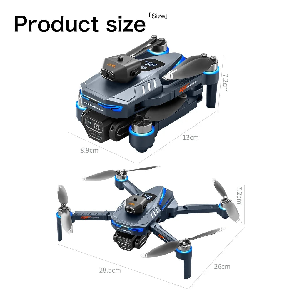 Xiaomi GT8 Drone 8K Professionele Dual Camera GPS FPV Borstelloze Motor Optische Stroom Zwevende Opvouwbare Quadcopter 4K RC Drone Speelgoed 