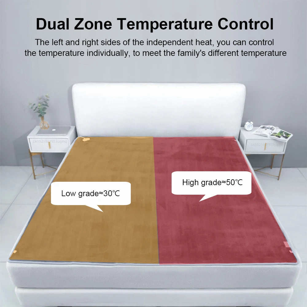Couverture chauffante électrique pour chambre, couverture chauffante automatique, chauffe-corps, matelas thermique, 220V