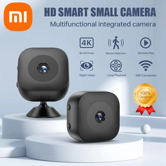 Caméra Xiaomi Mini 4K HD Wi-Fi – Sécurité Smart Home, Surveillance Sans Fil et Contrôle à Distance