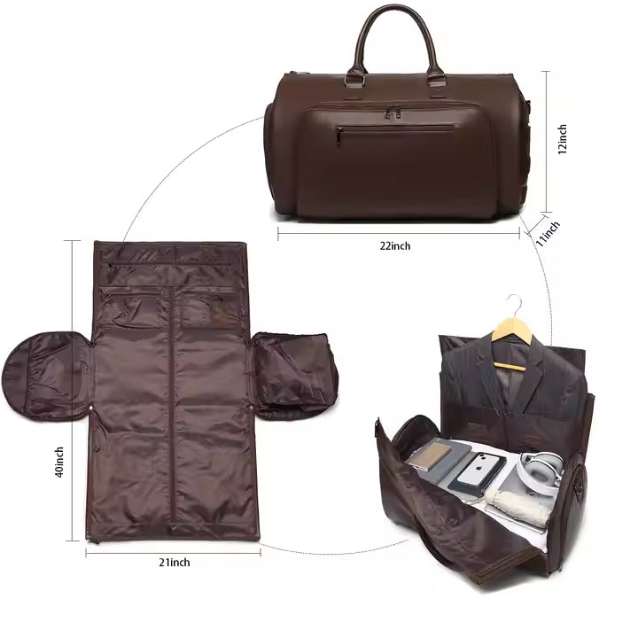 Sac de voyage d’extérieur avec roulettes.